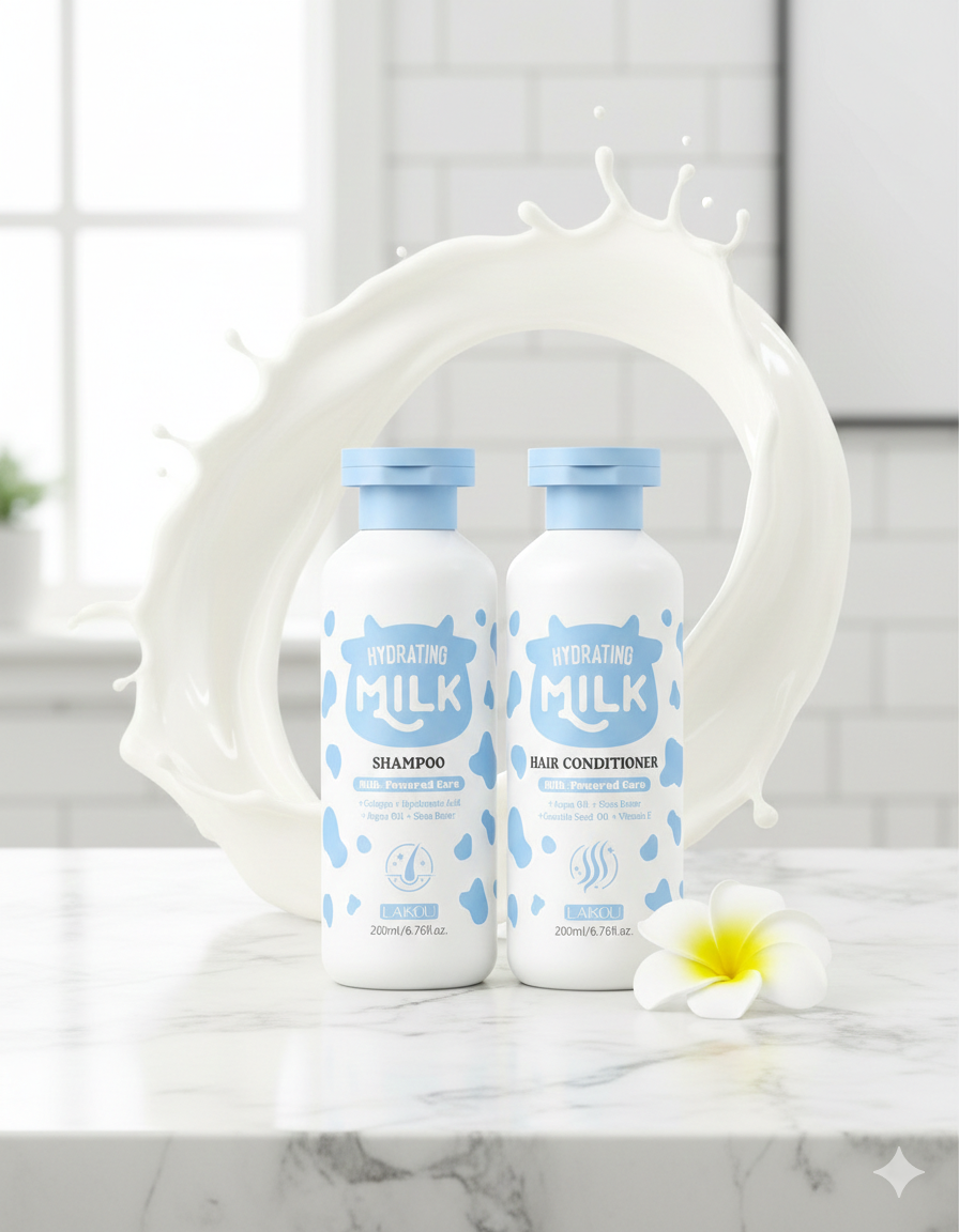 Hydrating Milk Hair Care Set 💙 | Shampoo + Conditioner