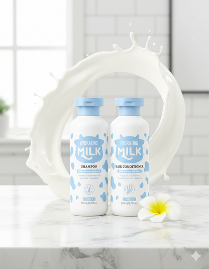 Hydrating Milk Hair Care Set 💙 | Shampoo + Conditioner