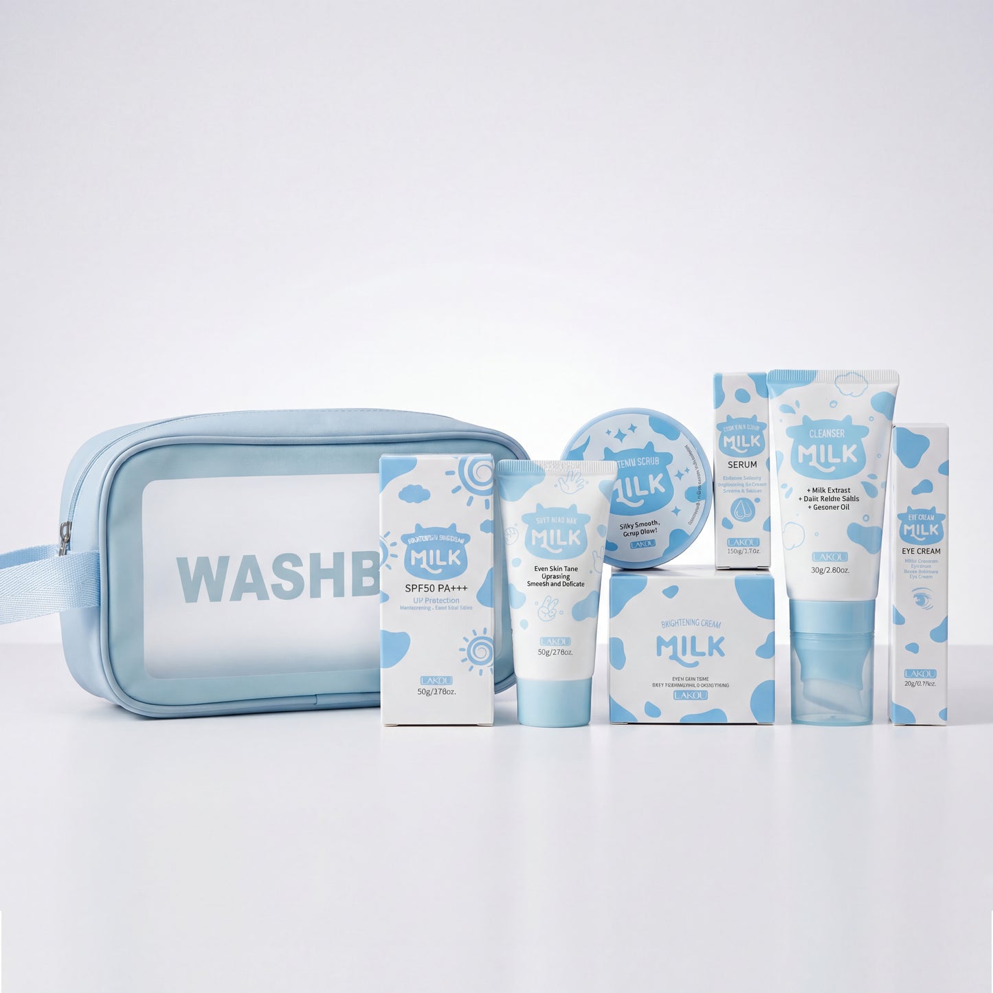 MilkGlow Complete 7-Step Skincare Routine