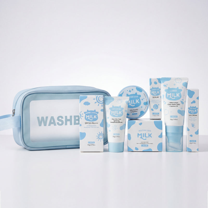 MilkGlow Complete 7-Step Skincare Routine