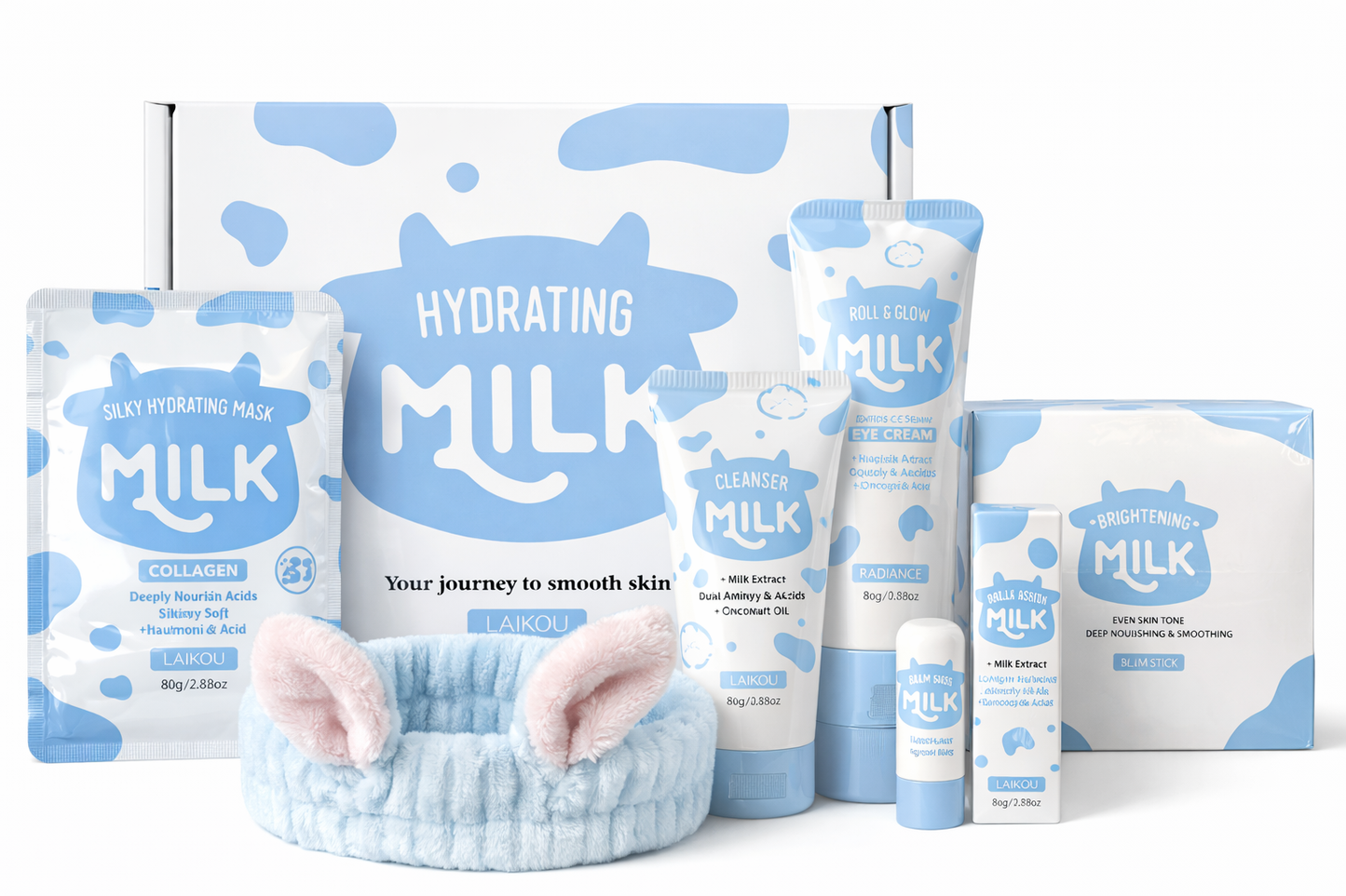 Milk Glowing 8 Piece Skincare Gift Set