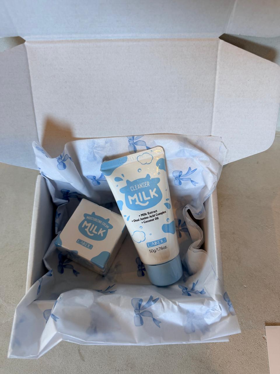 Milk Cleanser & Moisturiser Set
