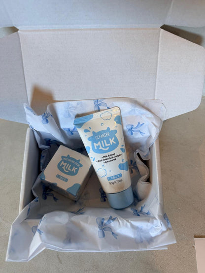 Milk Cleanser & Moisturiser Set